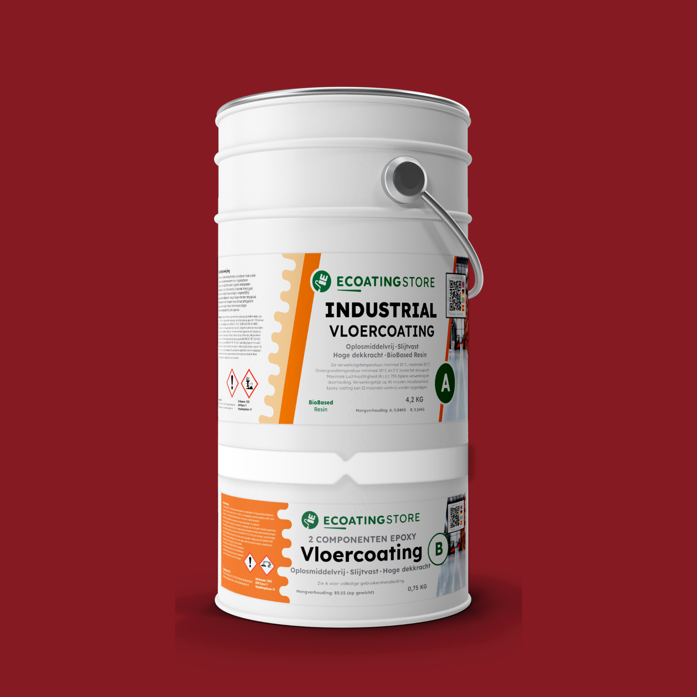 Teollisuuden lattiapinnoite - RAL 3003