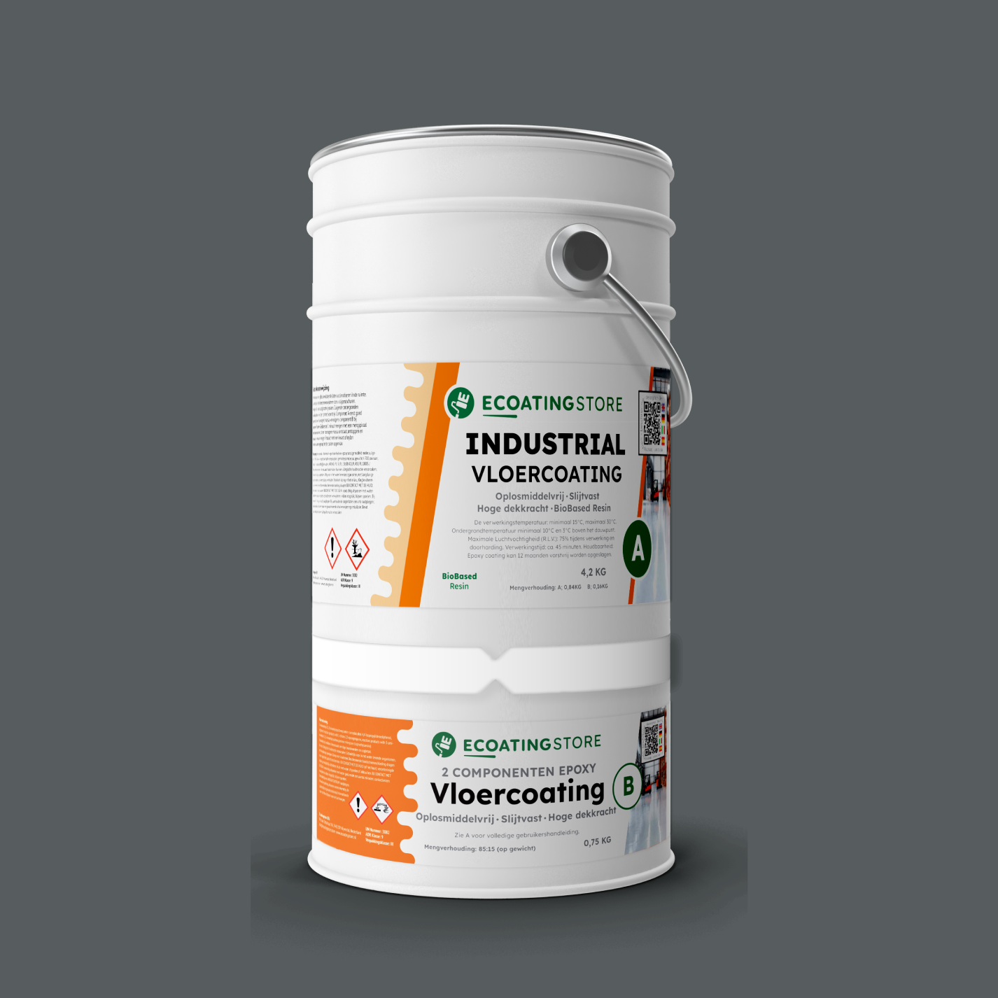 Industrial Floor Coating - RAL 7012